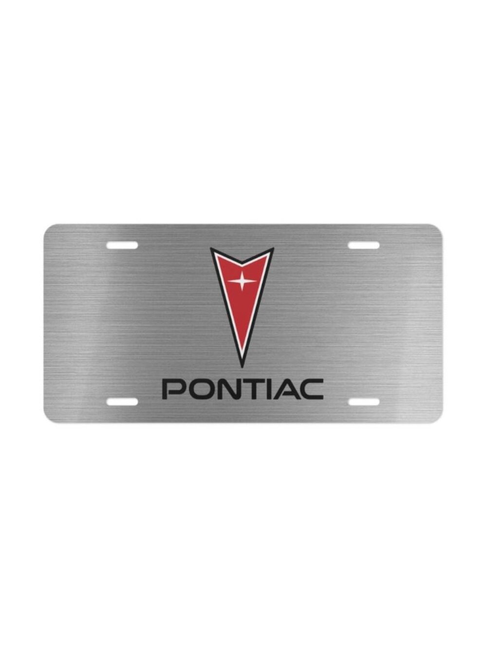 Pontiac Vibe GTO G6 G8 Firebird Aztek Front License Plate Simulated Metal Tag